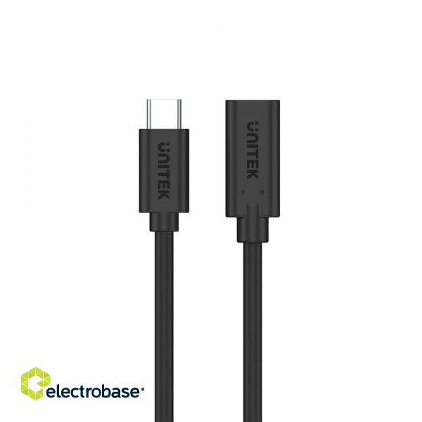 UNITEK C14086BK USB cable 0.5 m USB 3.2 Gen 2 (3.1 Gen 2) USB C Black image 3