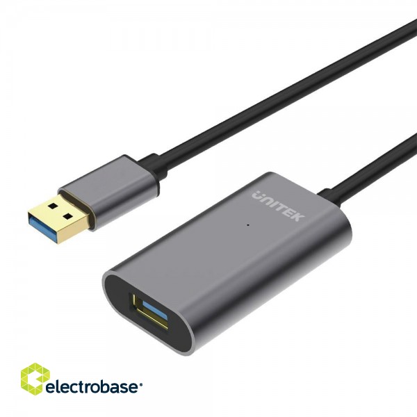 UNITEK Y-3004 USB cable 5 m USB 3.2 Gen 1 (3.1 Gen 1) USB A Grey фото 4