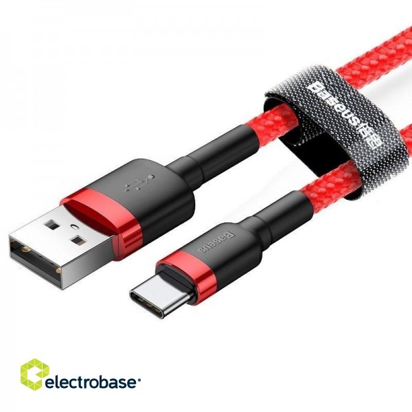 USB-C cable Baseus Cafule 2A 2m (red) image 1