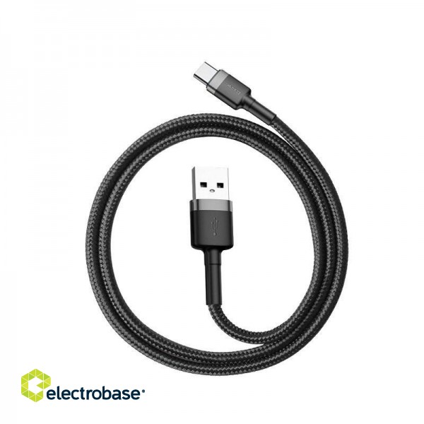 USB-C cable Baseus Cafule 3A 1m (gray & black) image 3