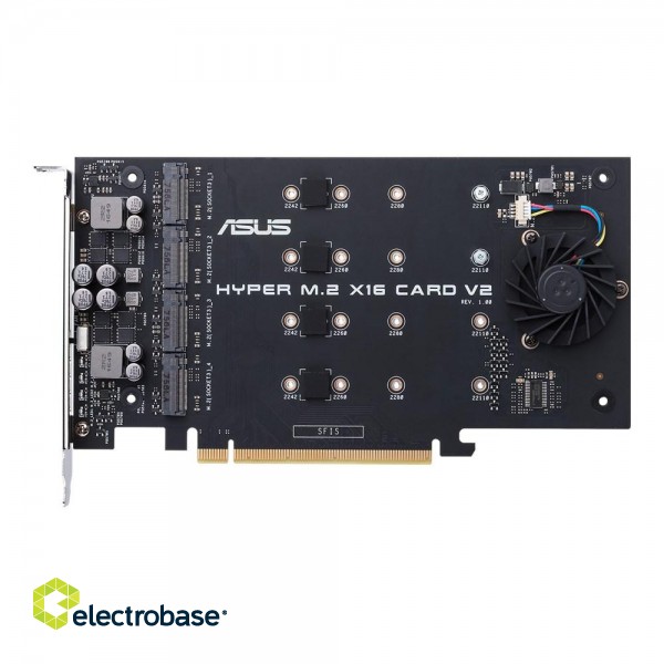 ASUS HYPER M.2 X16 CARD V2 interface cards/adapter Internal image 2