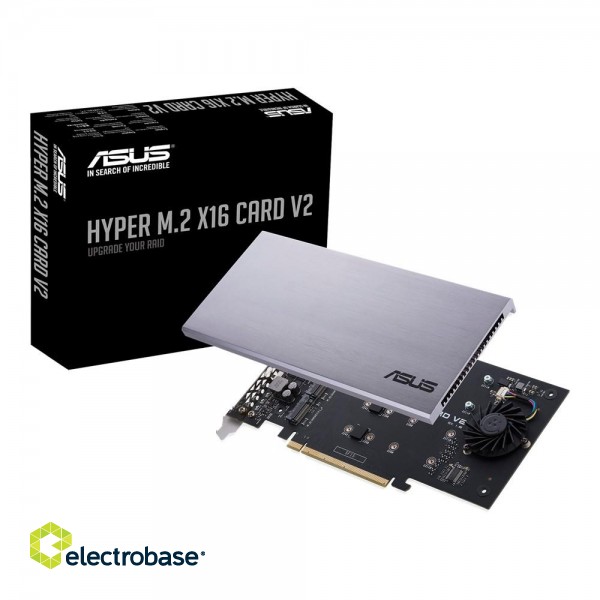 ASUS HYPER M.2 X16 CARD V2 interface cards/adapter Internal image 3