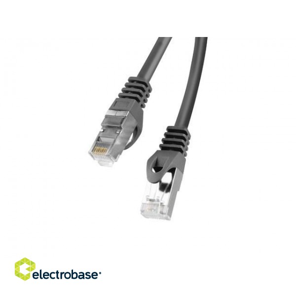 Lanberg PCF6-10CC-0500-BK networking cable Black 5 m Cat6 F/UTP (FTP) image 1