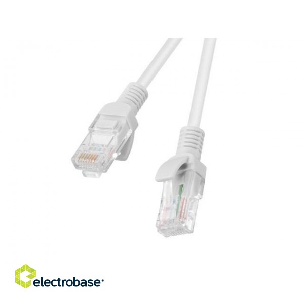 Lanberg PCU5-10CC-0025-S networking cable Grey 0.25 m Cat5e U/UTP (UTP) image 1