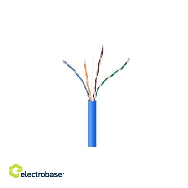 Gembird UPC-5004E-SOL-B CAT5e UTP LAN cable (CCA), solid, 305m, blue фото 4