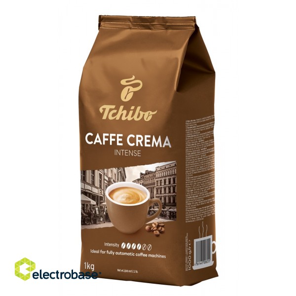 Coffee Bean Tchibo Cafe Crema Intense 1 kg фото 4