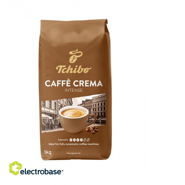 Coffee Bean Tchibo Cafe Crema Intense 1 kg paveikslėlis 5