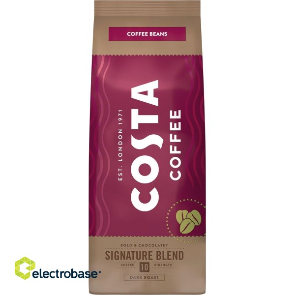 Costa Coffee Signature Blend Dark coffee beans 500g image 1