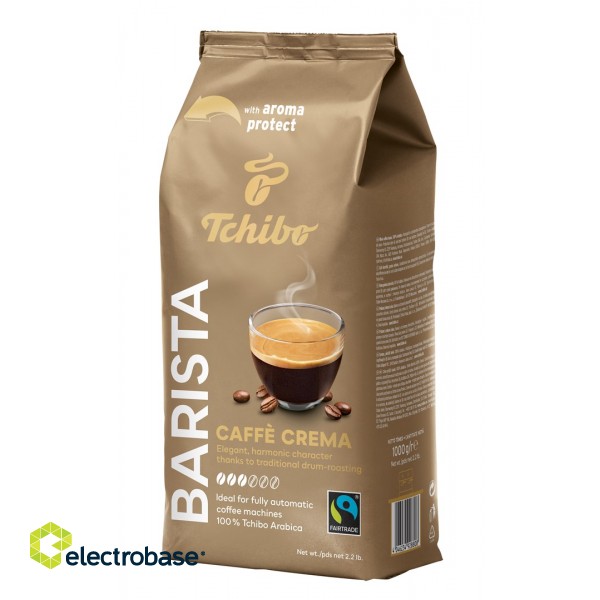 Tchibo Barista Caffe Crema bean coffee 1 kg image 5