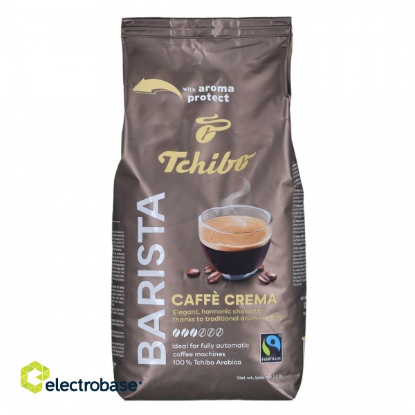 Tchibo Barista Caffe Crema bean coffee 1 kg фото 1