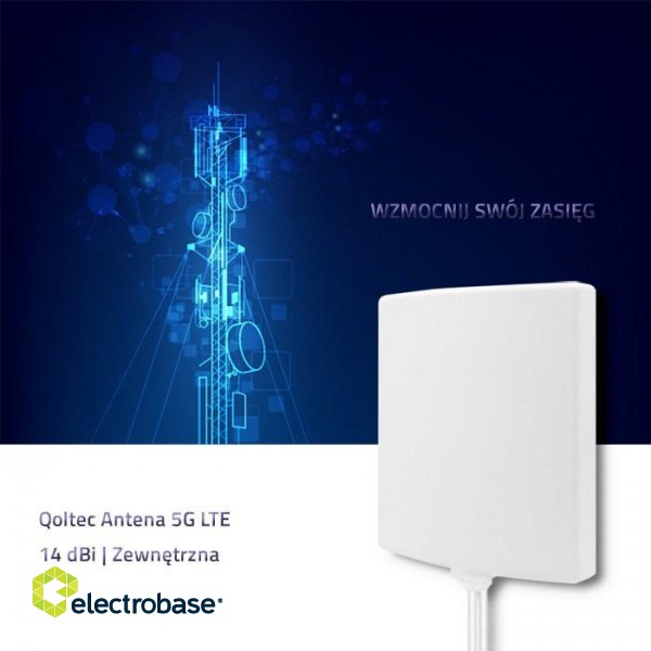 Qoltec 57022 5G Antenna | 14 dBi | Outdoor image 2