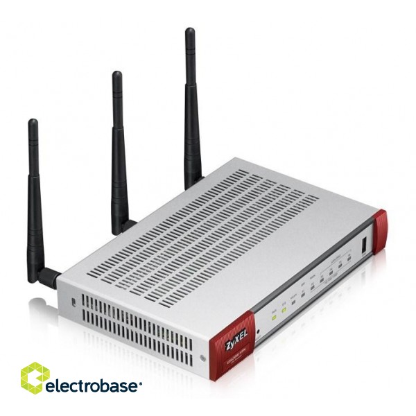Zyxel USG20W-VPN-EU0101F wireless router Gigabit Ethernet Dual-band (2.4 GHz / 5 GHz) Grey, Red image 2