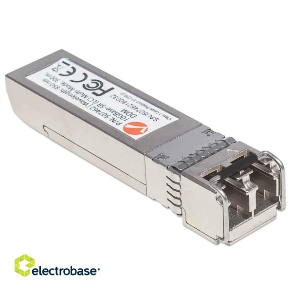 Mini GBIC SFP+ 10GBase-SR LC Multimode 850nm Intellinet Fiber Optic Module paveikslėlis 2