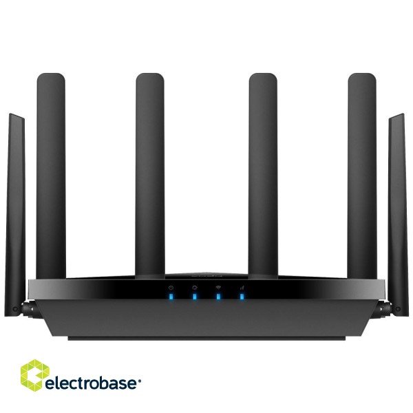 Cudy P5 wireless router Gigabit Ethernet Dual-band (2.4 GHz / 5 GHz) 5G Black image 1