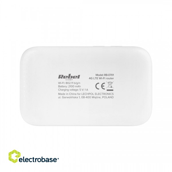 Rebel RB-0701 wireless router Single-band (2.4 GHz) 3G 4G фото 4