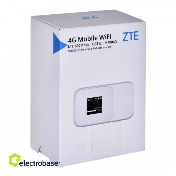 Router ZTE MF986D 4G UFI LTE CAT12/13 1x USB Type C, 1x SIM socket 2x TS-9 image 3