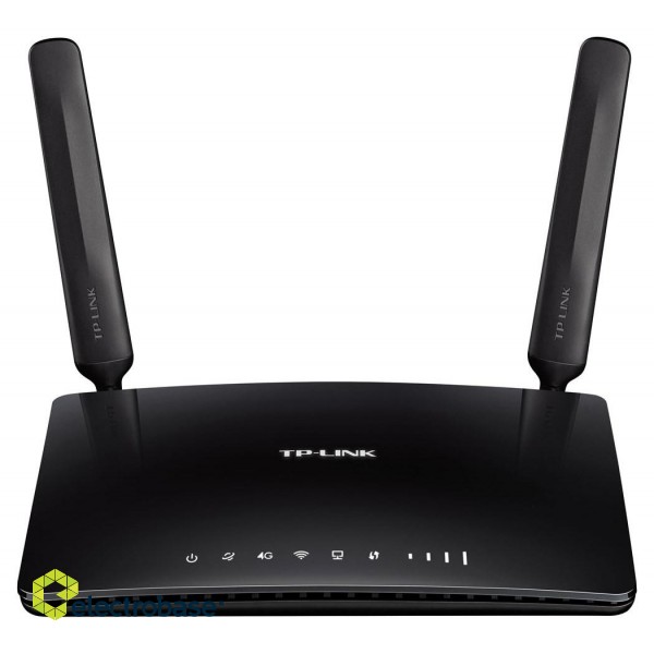 TP-LINK TL-MR6400 wireless router Single-band (2.4 GHz) Fast Ethernet 3G 4G Black image 1