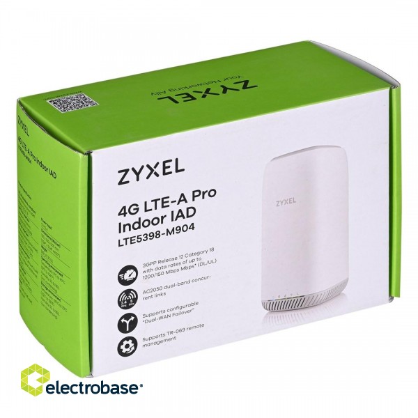 Zyxel LTE5398-M904 wireless router Gigabit Ethernet Dual-band (2.4 GHz / 5 GHz) 4G Silver фото 8