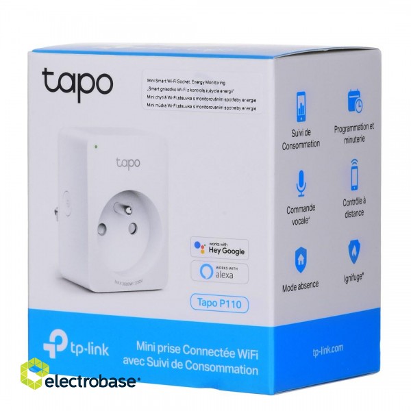 Tapo Mini Smart Wi-Fi Socket, Energy Monitoring image 4