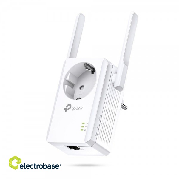 TP-LINK 300Mbps Wi-Fi Range Extender with AC Passthrough image 2