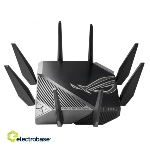 ASUS GT-AXE11000 wireless router Gigabit Ethernet Tri-band (2.4 GHz / 5 GHz / 6 GHz) Black image 1