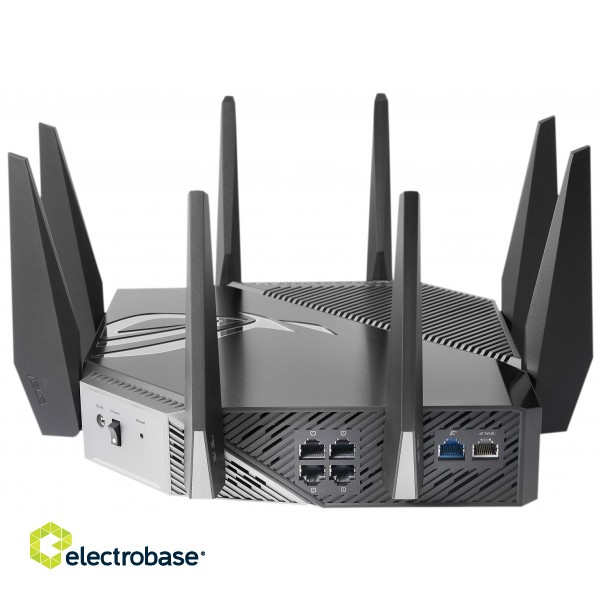 ASUS GT-AXE11000 wireless router Gigabit Ethernet Tri-band (2.4 GHz / 5 GHz / 6 GHz) Black image 7
