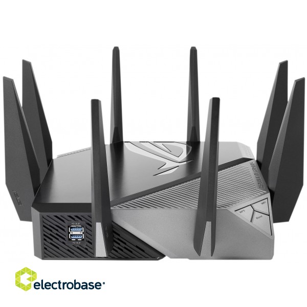 ASUS GT-AXE11000 wireless router Gigabit Ethernet Tri-band (2.4 GHz / 5 GHz / 6 GHz) Black image 8
