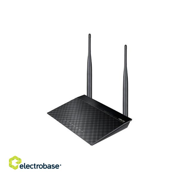 ASUS RT-N12E wireless router Fast Ethernet Black, Metallic image 2
