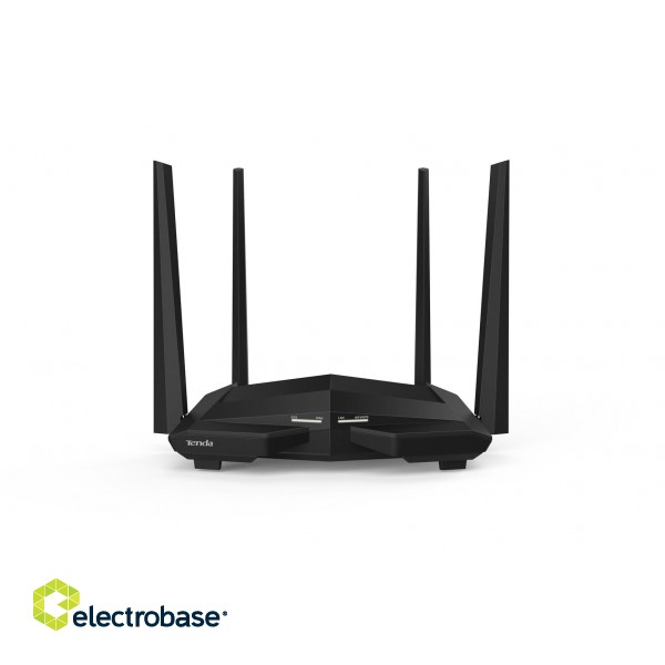Tenda AC10 wireless router Gigabit Ethernet Dual-band (2.4 GHz / 5 GHz) Black image 1