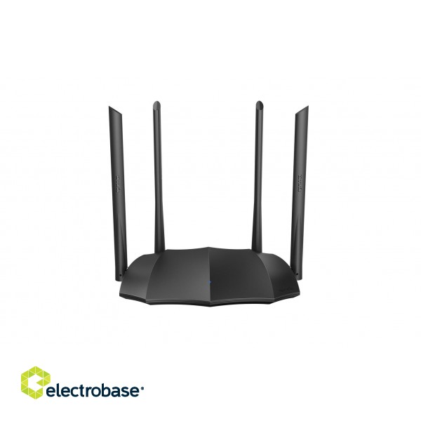 Tenda AC8 wireless router Gigabit Ethernet Dual-band (2.4 GHz / 5 GHz) Black image 1
