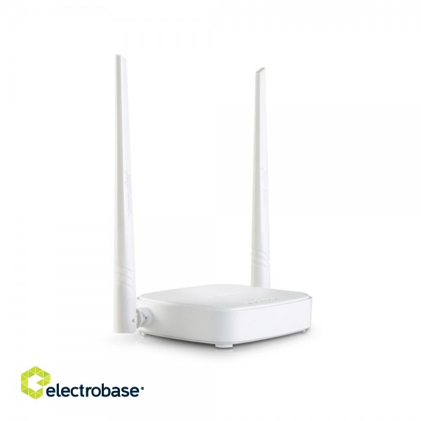 Tenda N301 wireless router Fast Ethernet Single-band (2.4 GHz) White фото 2