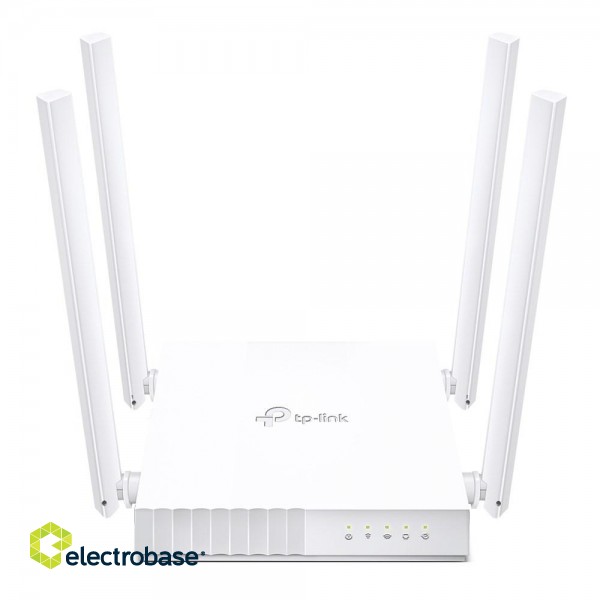 TP-LINK ARCHER C24 wireless router Fast Ethernet Dual-band (2.4 GHz / 5 GHz) White image 1
