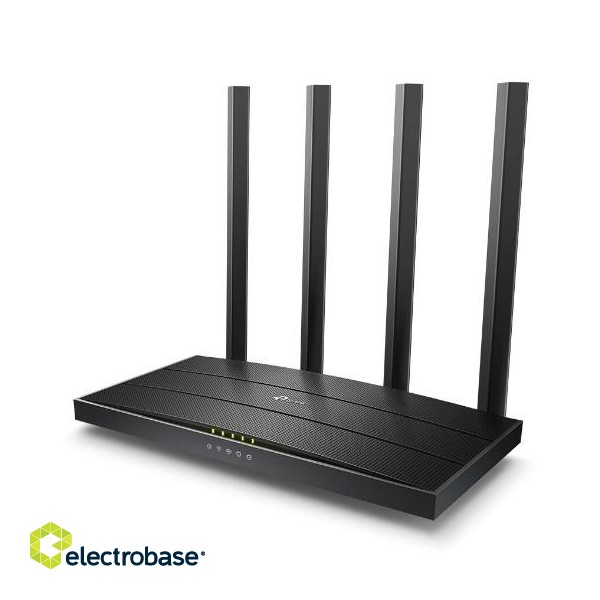 TP-Link ARCHER C6 V4.0 wireless router Gigabit Ethernet Dual-band (2.4 GHz / 5 GHz) Black image 2