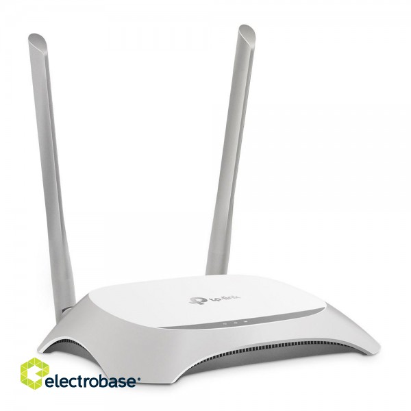 TP-Link TL-WR840N wireless router Fast Ethernet Single-band (2.4 GHz) Grey, White image 1