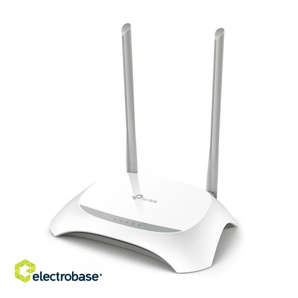 TP-Link TL-WR850N wireless router Fast Ethernet Single-band (2.4 GHz) Grey, White image 1