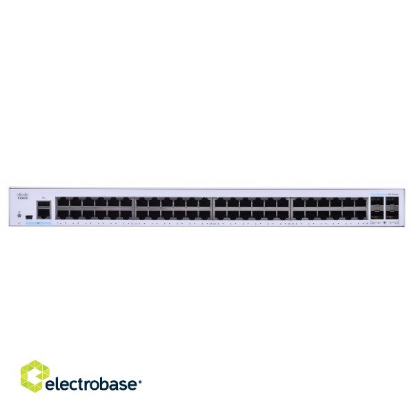 Cisco CBS350-48T-4G-EU network switch Managed L2/L3 Gigabit Ethernet (10/100/1000) Silver image 2