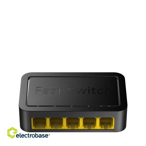 Cudy FS105D network switch Fast Ethernet (10/100) Black paveikslėlis 1