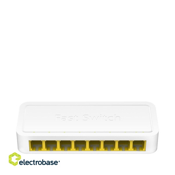 Cudy FS108D network switch Fast Ethernet (10/100) White paveikslėlis 1