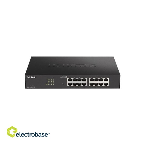 D-Link DGS-1100-16V2 network switch Managed L2 Gigabit Ethernet (10/100/1000) Black image 8