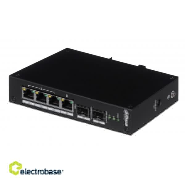 Dahua Europe PFS3206-4P-96 network switch Managed L2 Fast Ethernet (10/100) Black Power over Ethernet (PoE) image 1