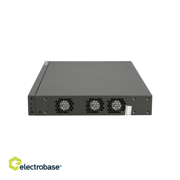 FiberHome S4820-28T-X-PE-AC network switch Managed L2/L3 Gigabit Ethernet (10/100/1000) Power over Ethernet (PoE) 1U Black, Grey image 3