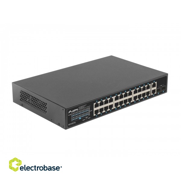 Lanberg RSGE-24P-2GE-2S-250 network switch Unmanaged image 5