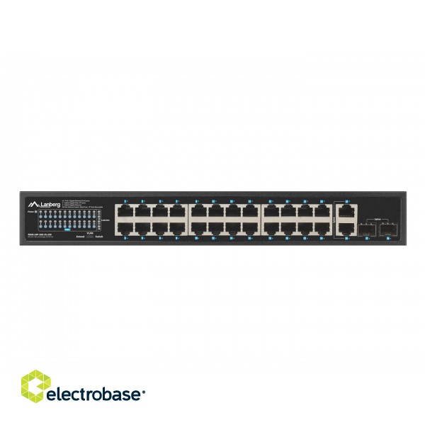 Lanberg RSGE-24P-2GE-2S-250 network switch Unmanaged image 7