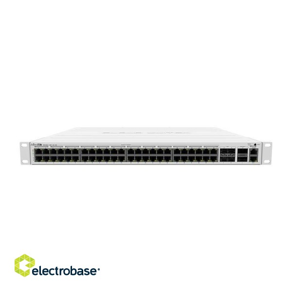 Mikrotik CRS354-48P-4S+2Q+RM network switch L3 Gigabit Ethernet (10/100/1000) Power over Ethernet (PoE) 1U image 1