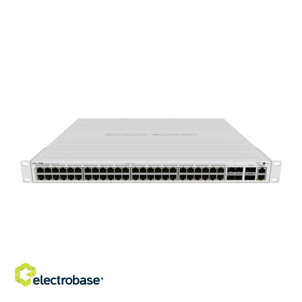 Mikrotik CRS354-48P-4S+2Q+RM network switch L3 Gigabit Ethernet (10/100/1000) Power over Ethernet (PoE) 1U image 2