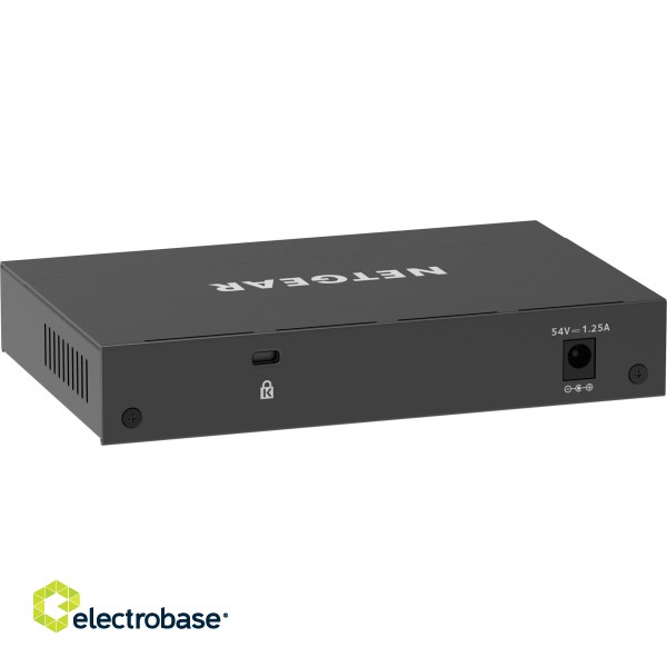 NETGEAR 8-Port Gigabit Ethernet PoE+ Plus Switch (GS308EP) Managed L2/L3 Gigabit Ethernet (10/100/1000) Power over Ethernet (PoE) Black image 5