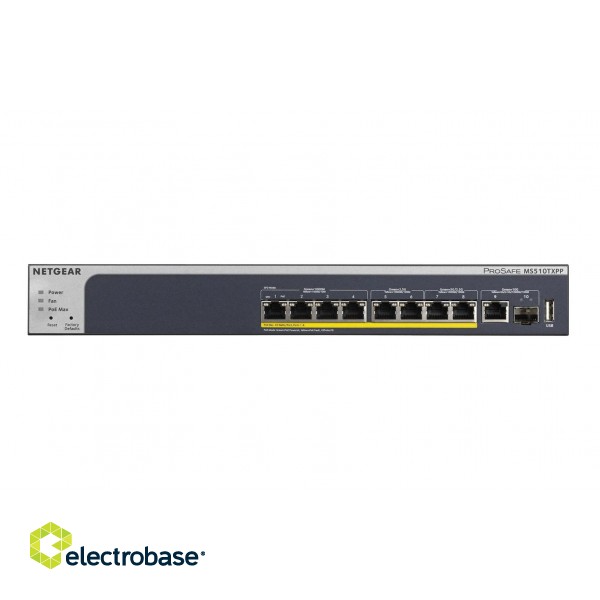 NETGEAR MS510TXPP Managed L2/L3/L4 10G Ethernet (100/1000/10000) Power over Ethernet (PoE) Grey image 2