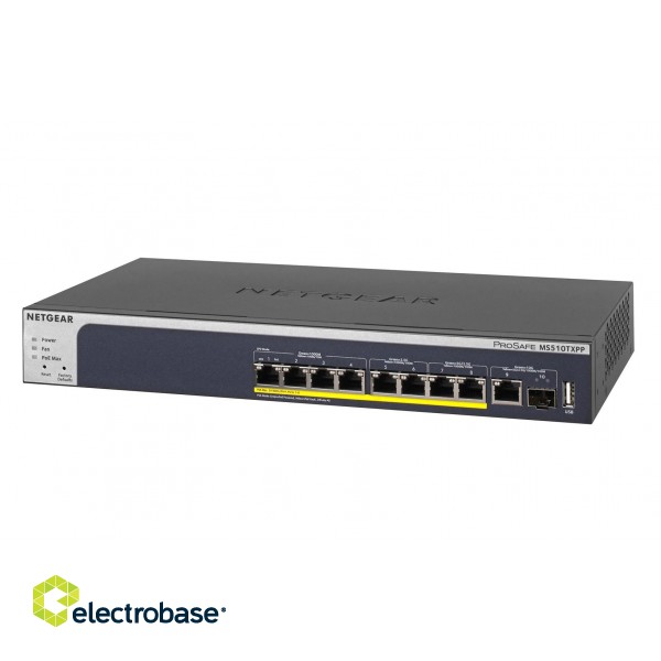 NETGEAR MS510TXPP Managed L2/L3/L4 10G Ethernet (100/1000/10000) Power over Ethernet (PoE) Grey image 3