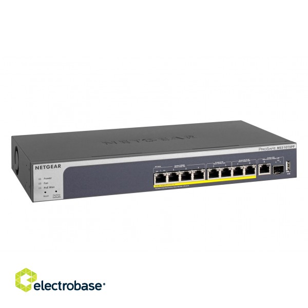 NETGEAR MS510TXPP Managed L2/L3/L4 10G Ethernet (100/1000/10000) Power over Ethernet (PoE) Grey image 4