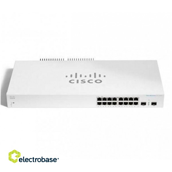 Przełącznik Cisco CBS220-16T-2G-EU paveikslėlis 1